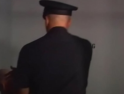 Daddy cop forcefully fucks gay prisoner